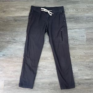 Vuori Womens Ripstop Pant Charcoal Dark Gray Organic Cotton Size M